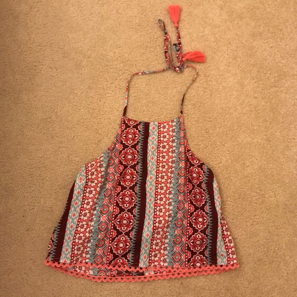Halter Crop top- Hollister size S